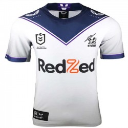 Camisola Melbourne Storm Rugby Equipamento Segundo 2021 Manga Curta